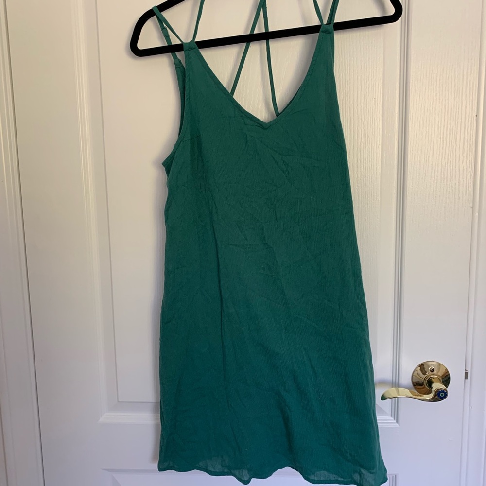 Teal summer dress